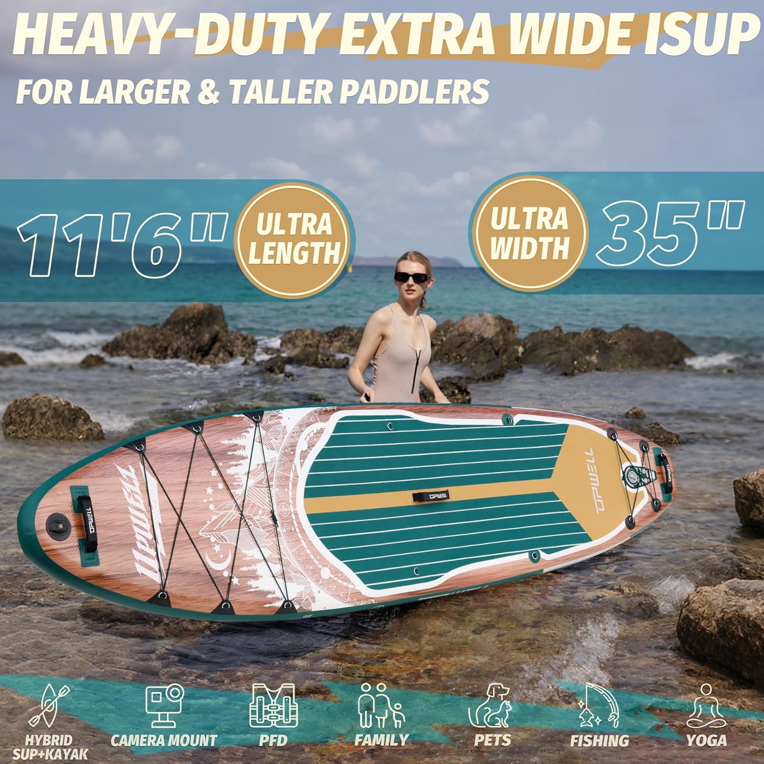 Inflatable Stand Up Paddle Boa - Stand Up Paddle Leash review and price