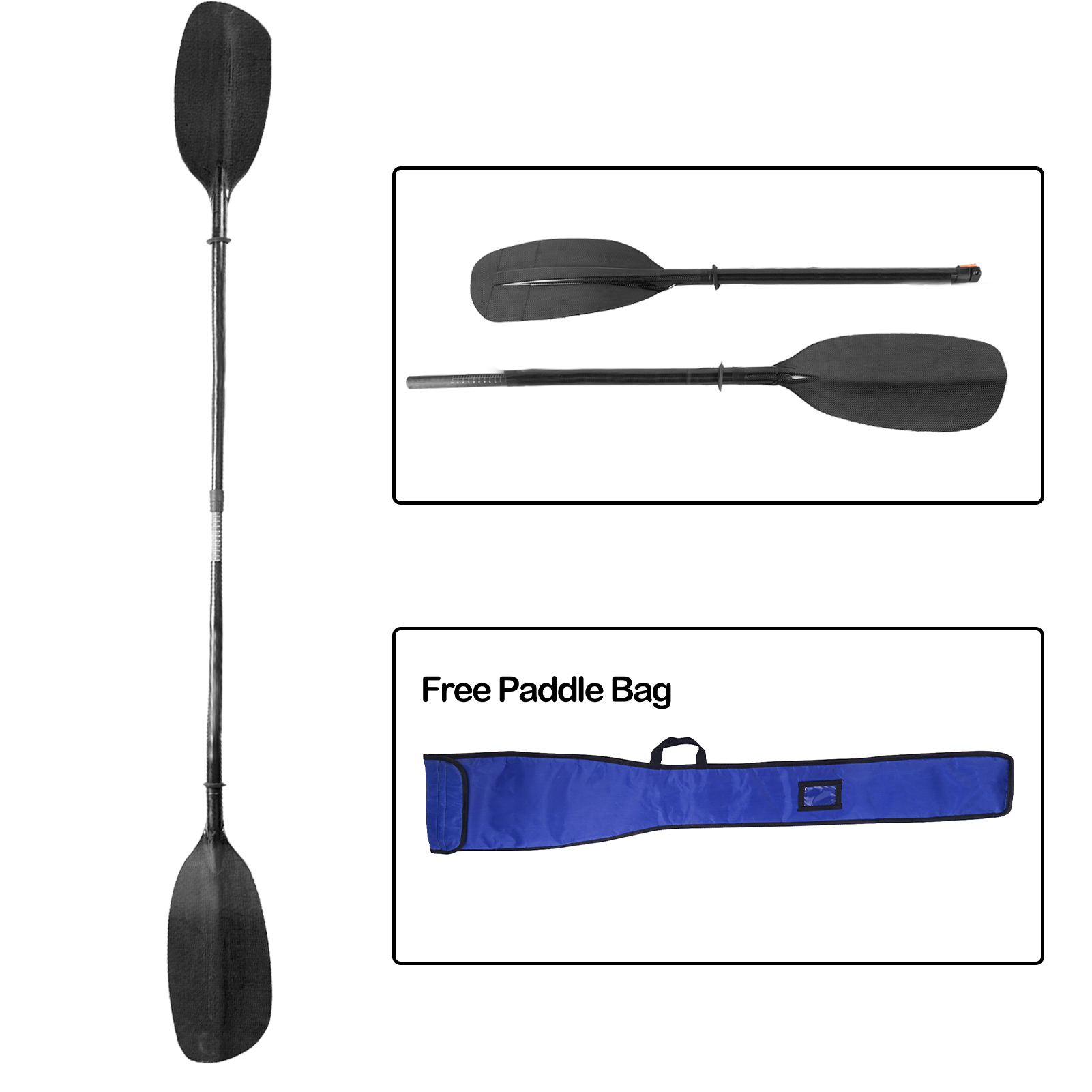 815g Carbon Whitewater Paddle  - Kayak Paddle Carbon review and price
