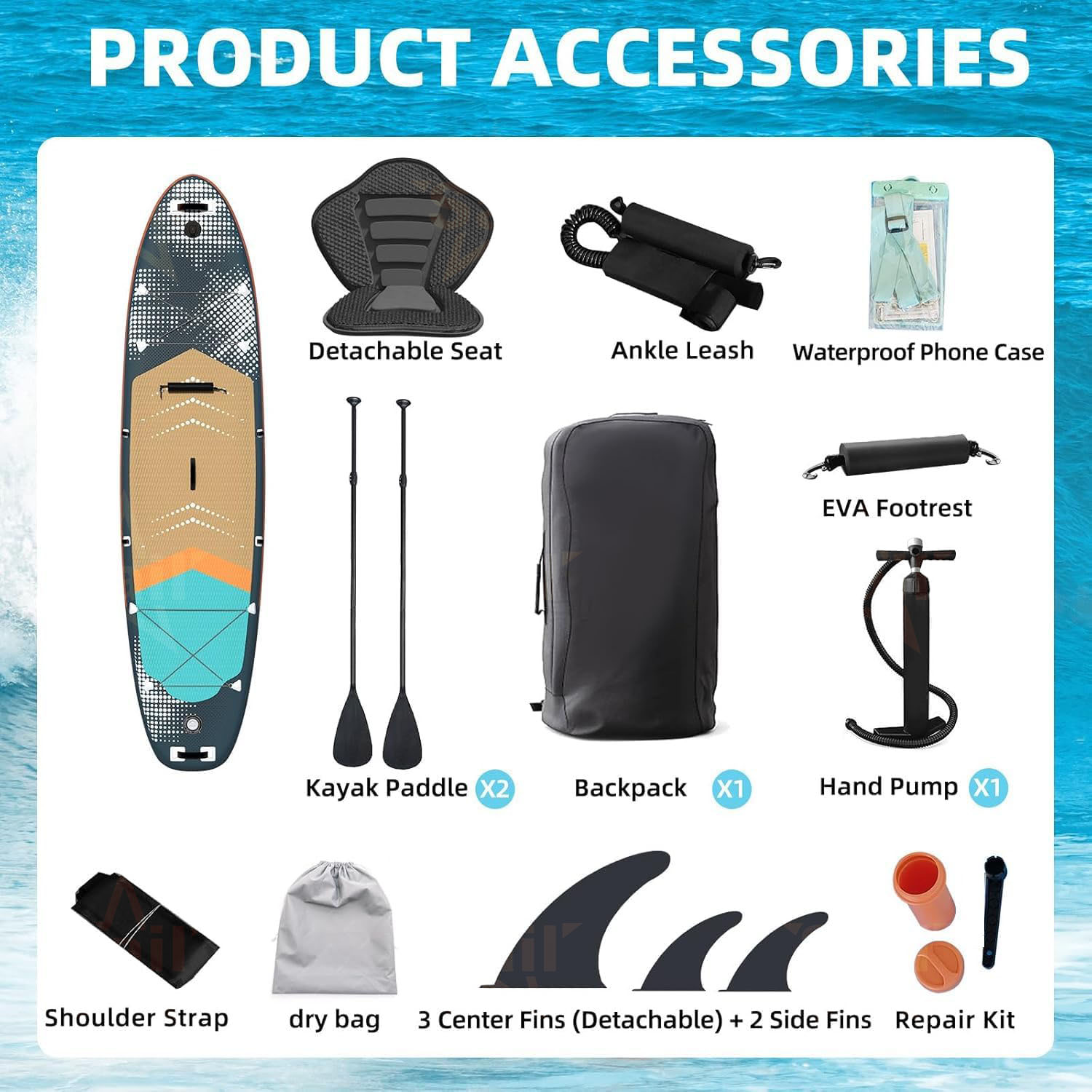 Multi-Purpose Inflatable Stand - Stand Up Paddle Leash review and price