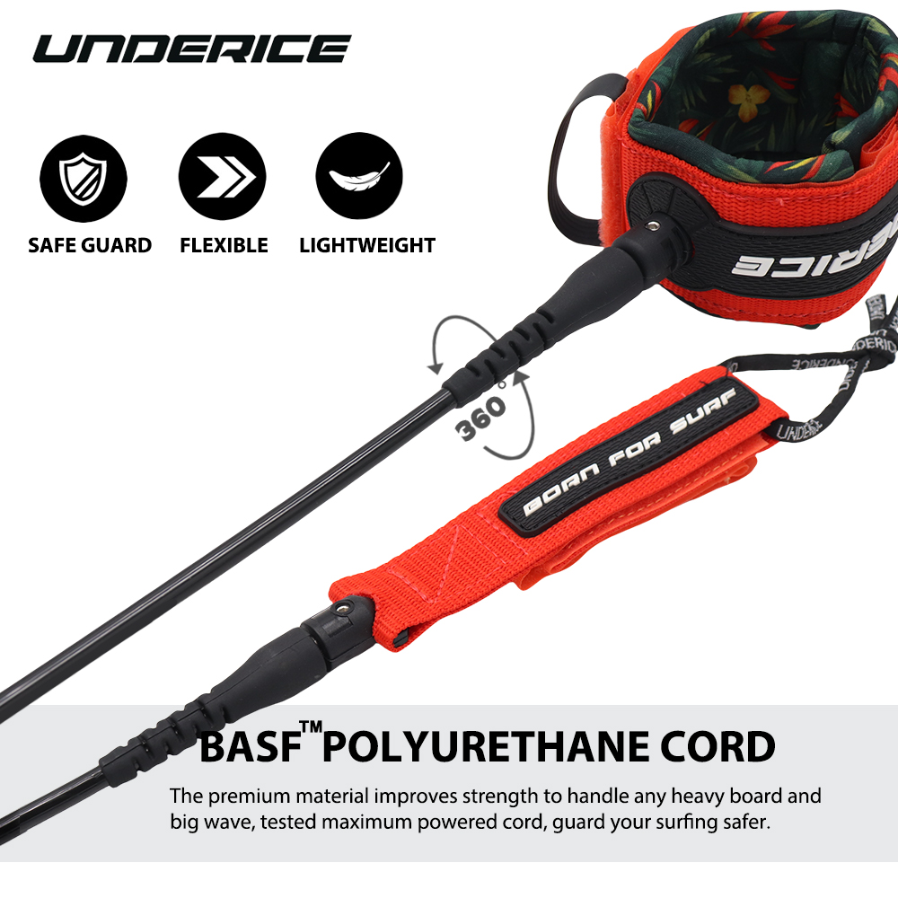 UICE Surfboard Leash 6-9ft SUP - Stand Up Paddle Leash review and price