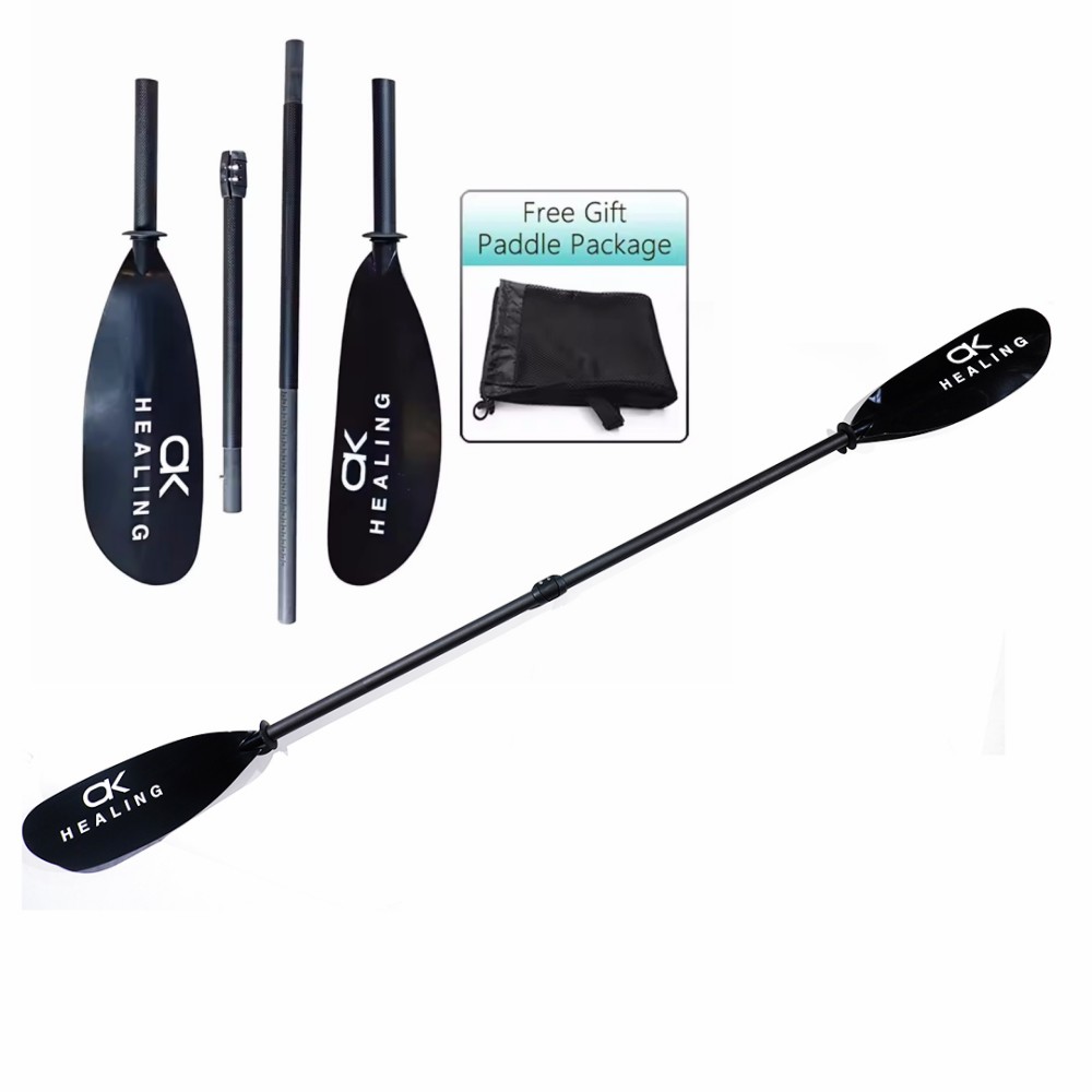 Stock 4-Section Black Carbon 3 - Kayak Paddle Carbon review and price