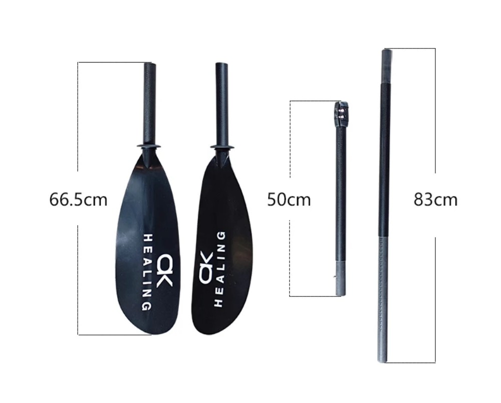Stock 4-Section Black Carbon 3 - Kayak Paddle Carbon review and price