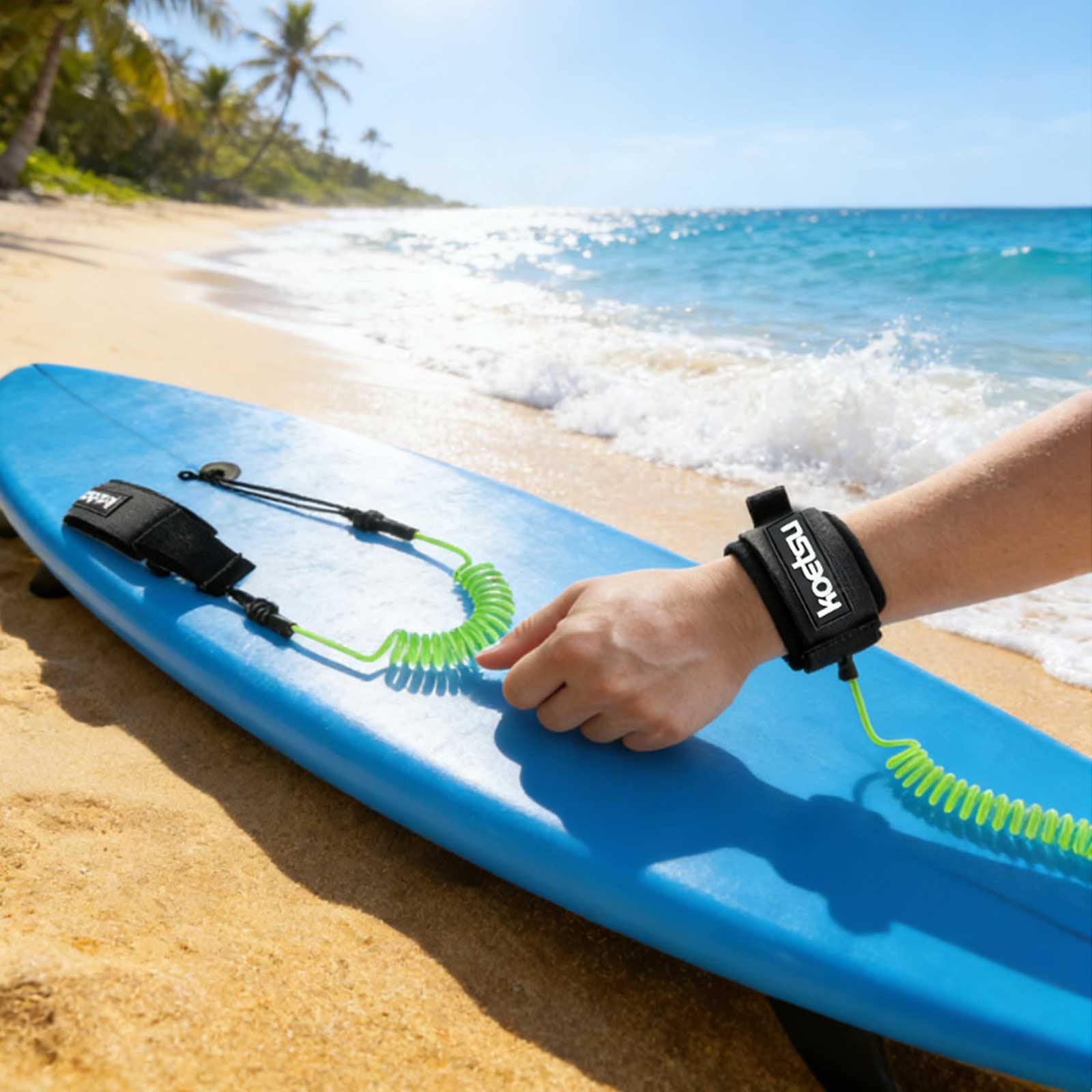 SUP Paddle Board Leash TPU Mat - Stand Up Paddle Leash review and price